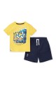 Σετ για αγόρι σορτσάκι και μπλούζα μπλε/κίτρινο Tuc Tuc 11367395