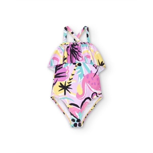 Μαγιό κοριτσιού ολόσωμο πολύχρωμο 11367871 Tuc tuc 