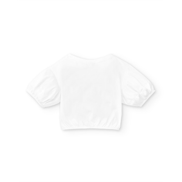 ΜΠΛΟΥΖΑ ΚΟΡΙΤΣΙΟΥ ΣΕ ΛΕΥΚΟ ΧΡΩΜΑ ΜΕ ΣΧΕΔΙΟ 11367989 Tuc Tuc