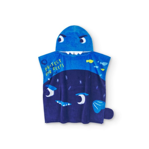 ΠΟΝΤΣΟ ΠΕΤΣΕΤΑ ΜΕ ΚΟΥΚΟΥΛΑ ΑΓΟΡΙΟΥ ΜΠΛΕ Tuc Tuc 11369522