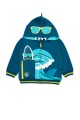 Ζακέτα αγοριού με κουκούλα μπλε σχέδιο καρχαρίας Tuc Tuc 11369645