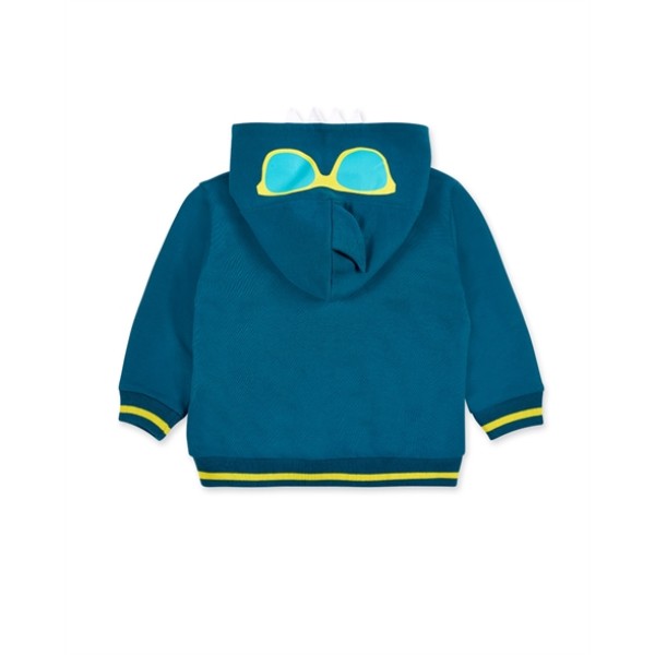 Ζακέτα αγοριού με κουκούλα μπλε σχέδιο καρχαρίας Tuc Tuc 11369645