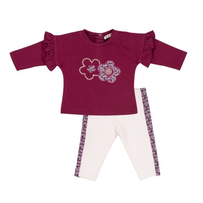 ΣΕΤ ΚΟΡΙΤΣΙΟΥ ΚΟΛΑΝ ΚΑΙ ΜΠΛΟΥΖΑ BURGUNDY EMC CO3526146013