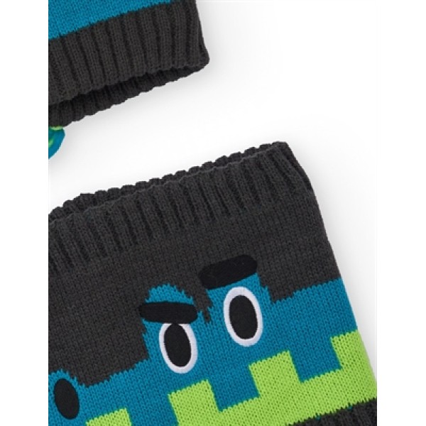 ΣΕΤ ΣΚΟΥΦΑΚΙ-ΛΑΙΜΟΣ ΓΙΑ ΑΓΟΡΙ ΣΕ DARK GREY TUC TUC 11399329