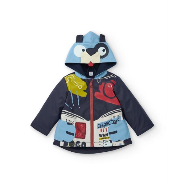 ΜΠΟΥΦΑΝ ΑΓΟΡΙΟΥ ΜΕ ΚΟΥΚΟΥΛΑ ΜΠΛΕ ΧΡΩΜΑ ΜΕ ΣΧΕΔΙΑ Tuc Tuc  11399732