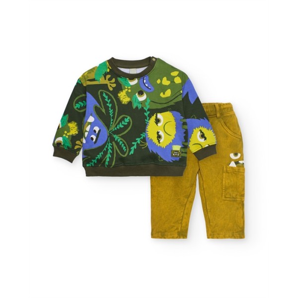 ΣΕΤ ΑΓΟΡΙΟΥ ΠΑΝΤΕΛΟΝΙ ΚΑΙ ΜΠΛΟΥΖΑ ΠΡΑΣΙΝΟ ΧΡΩΜΑ Tuc Tuc 11399839