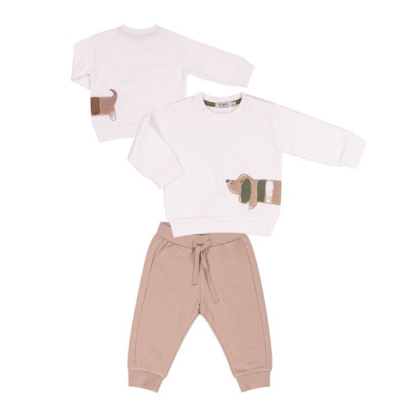 ΣΕΤ ΑΓΟΡΙΟΥ ΜΠΛΟΥΖΑ/ΠΑΝΤΕΛΟΝΙ  ΕΚΡΟΥ - ΜΠΕΖ ΧΡΩΜΑ EMC CO3703146013