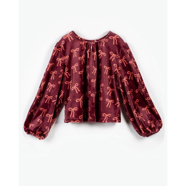 ΜΠΛΟΥΖΑ ΒΕΛΟΥΔΟ ΜΠΟΡΝΤΟ ΚΟΡΙΤΣΙΟΥ YELL-OH! 42210120013