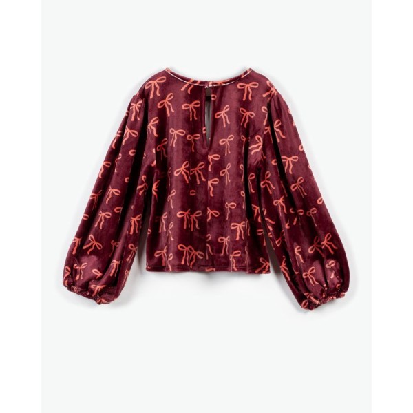 ΜΠΛΟΥΖΑ ΒΕΛΟΥΔΟ ΜΠΟΡΝΤΟ ΚΟΡΙΤΣΙΟΥ YELL-OH! 42210120013