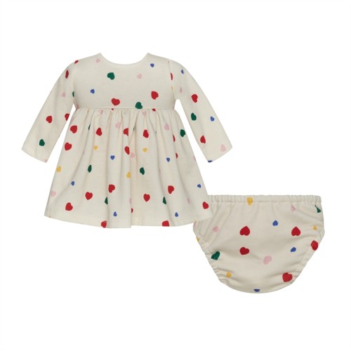 ΦΟΡΕΜΑ ΚΟΡΙΤΣΙΟΥ ΜΕ ΜΑΚΡΥ ΜΑΝΙΚΙ ΕΚΡΟΥ ΣΧΕΔΙΟ ΚΑΡΔΙΕΣ Two in a Castle T6501