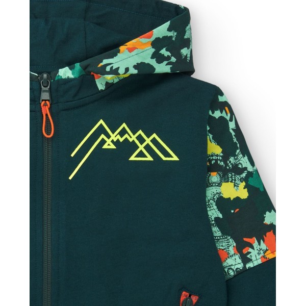 ZAKETA ΑΓΟΡΙΟΥ ΦΟΡΜΑΣ ΣΕ ΠΡΑΣΙΝΟ ΧΡΩΜΑ ΜΕ ΚΟΥΚΟΥΛΑ Tuc Tuc 11377243