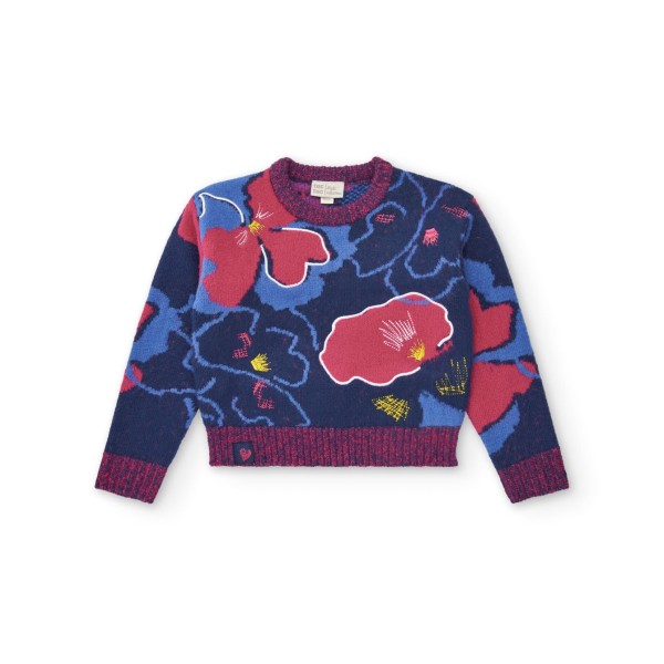 ΠΛΕΚΤΗ ΜΠΛΟΥΖΑ ΚΟΡΙΤΣΙΟΥ ΠΟΛΥΧΡΩΜΗ, ΣΧΕΔΙΑ ΛΟΥΛΟΥΔΙΑ TUC TUC 11377997