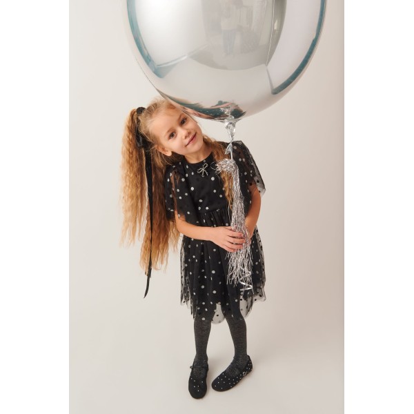 ΦΟΡΕΜΑ ΚΟΡΙΤΣΙΟΥ ΜΑΥΡΟ ΜΕ KONTO ΜΑΝΙΚΙ Two in a Castle T5574