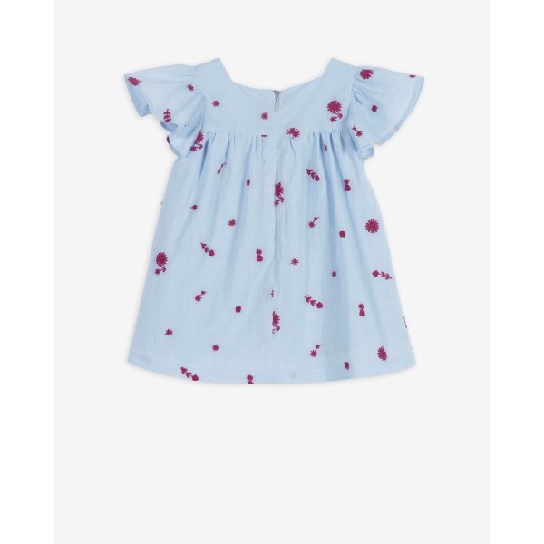 ΚΟΡΙΤΣΙΟΥ ΦΟΡΕΜΑ ΑΜΠΙΡ VOILE LACE ΓΑΛΑΖΙΟ 41300240065 YELL-OH!