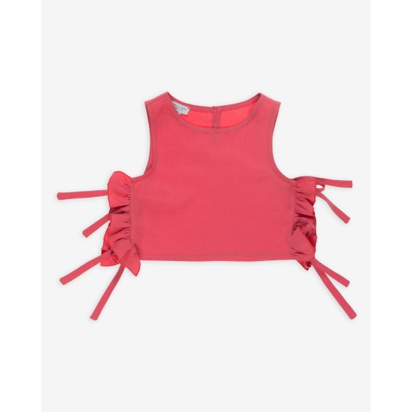 ΤΟΠ ΜΕ ΦΙΟΓΚΑΚΙΑ TENCEL & ΛΙΝΟ AZALEA ΚΟΡΙΤΣΙΟΥ 42300120073 ΚΟΡΑΛΙ YELL-OH!