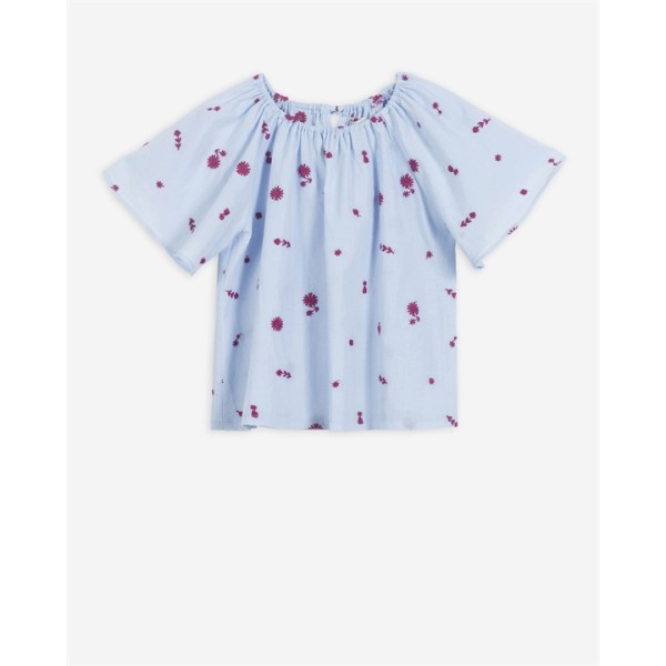 ΚΟΡΙΤΣΙΟΥ ΜΠΛΟΥΖΑ VOILE LACE ΓΑΛΑΖΙΑ 42300220065 YELL-OH!