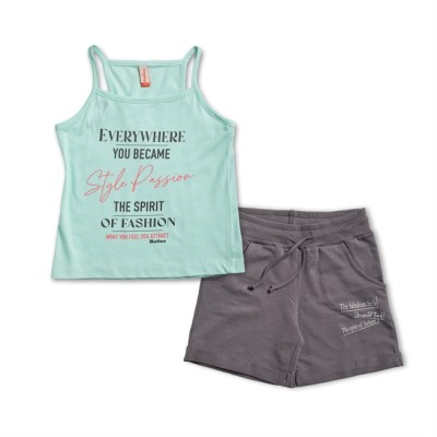 ΣΕΤ ΚΟΡΙΤΣΙΟΥ ΜΠΛΟΥΖΑΚΙ ΚΑΙ ΣΟΡΤΣ ΓΚΡΙ ΜΕ ΚΩΔΙΚΟ 74911 Reflex