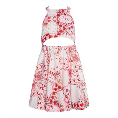 ΦΟΡΕΜΑ ΚΟΡΙΤΣΙΟΥ ΛΕΥΚΟ ΣΧΕΔΙΟ ΚΑΡΔΙΕΣ T6114 Two in a Castle