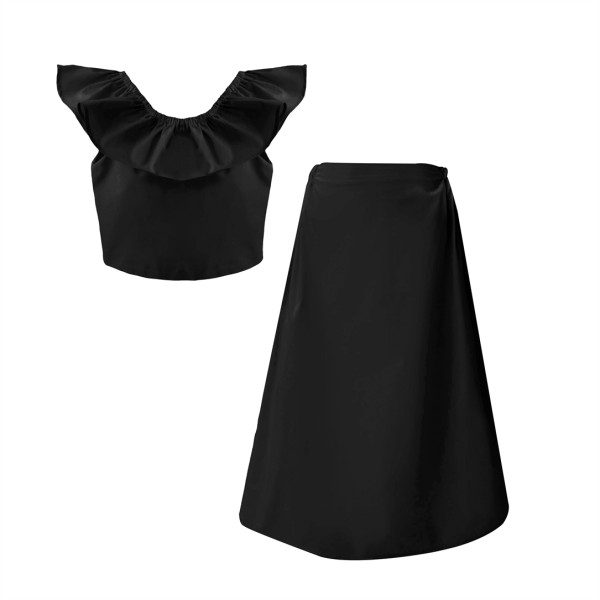 ΣΕΤ ΜΑΥΡΟ ΚΟΡΙΤΣΙΟΥ ΤΟΠ ΚΑΙ ΦΟΥΣΤΑ T6129 Two in a Castle