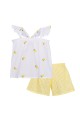 T7048 Summer Fruit Set – Embroidered Top & Vichy Shorts