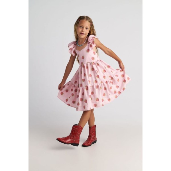 T7079 Summer Tart 3-Layer Ruffle Dress for Kids