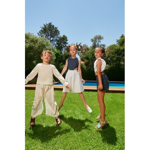 ΦΟΡΜΑ ΟΛΟΣΩΜΗ ΚΟΡΙΤΣΙΟΥ ΔΙΧΡΩΜO ΜΠΛΕ T6211 Two in a Castle