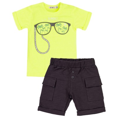 ΣΕΤ ΑΓΟΡΙΟΥ ΜΠΛΟΥΖΑ ΚΑΙ ΒΕΡΜΟΥΔΑ ΣΕ ΚΙΤΡΙΝΟ/MAYΡO ΧΡΩΜΑ ΜΕ ΚΩΔΙΚΟ CO3654206083 EMC