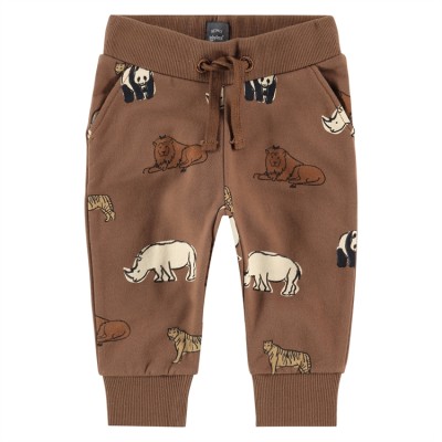 ΠΑΝΤΕΛΟΝΙ ΦΟΡΜΑΣ  ΑΓΟΡΙΟΥ ΚΑΦΕ ΧΡΩΜΑ/ΣΧΕΔΙΟ ΖΩΑΚΙΑ BΑΒΥFACE  BBE22407259