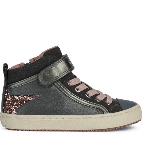 Παπούτσι κοριτσιού ανατομικό grey - rose Geox  J944GM 0BCEW C1FK8