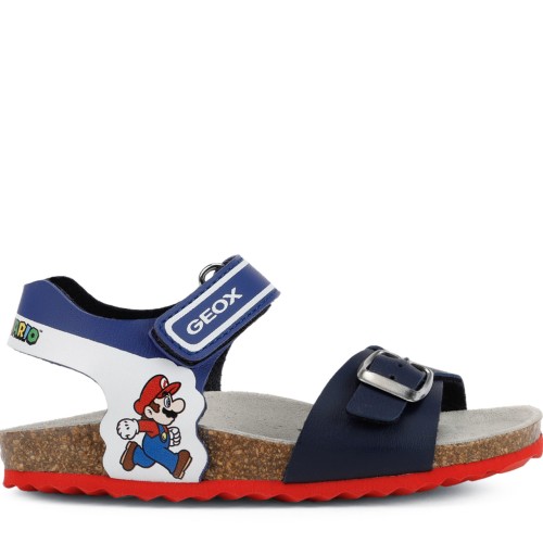 Παπούτσι αγοριού της εταιριας Geox  J258LC 000BC C4226 Super Mario