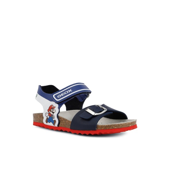 Παπούτσι αγοριού της εταιριας Geox  J258LC 000BC C4226 Super Mario