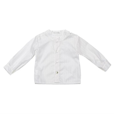 Πουκάμισο αγοριού λευκό απο βιολογικό βαμβάκι Two in a Castle T3381