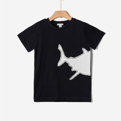 T-SHIRT ΜΑΥΡΗ ΜΕ ΚΕΝΤΗΜΑ 42071210008 YELL-OH!