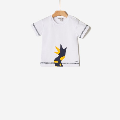 ΜΠΛΟΥΖΑ ΛΕΥΚΗ ΜΕ ΤΥΠΩΜΑ 41071406000 YELL-OH!