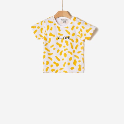 ΜΠΛΟΥΖΑ PRINTED ALLOVER ΚΙΤΡΙΝΙ 41071406004 YELL-OH!