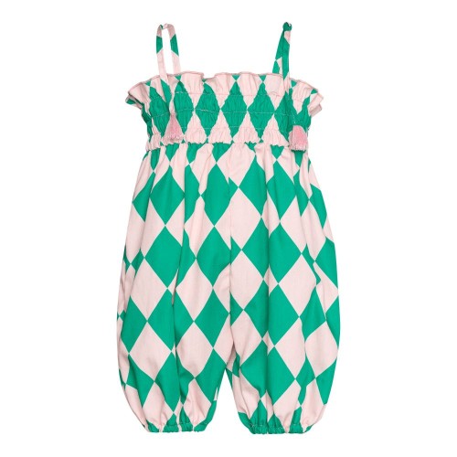 ΟΛΟΣΩΜΗ ΦΟΡΜΑ ΚΟΡΙΤΣΙΟΥ ΥΦΑΣΜΑ ΚΑΡΟ ΤΙΡΑΝΤΕ ΠΡΑΣΙΝΟ ΡΟΖ ΜΕ ΠΑΝΤΑΝΑ  -TWO IN A CASTLE T5002