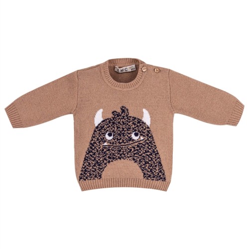 ΠΟΥΛΟΒΕΡ ΑΓΟΡΙΟΥ ΠΛΕΚΤΟ ΚΑΦΕ ΧΡΩΜΑ ΜΕ ΣΧΕΔΙΟ EMC CE1890901382