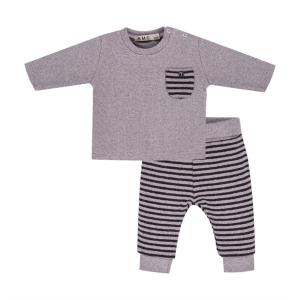 ΣΕΤ ΑΓΟΡΙΟΥ (ΠΑΝΤΕΛΟΝΙ ΚΑΙ ΜΠΛΟΥΖΑ) ΓΚΡΙ ΧΡΩΜΑ EMC CO3309202200