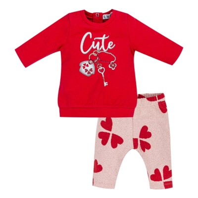 ΣΕΤ ΚΟΡΙΤΣΙΟΥ (ΠΑΝΤΕΛΟΝΙ ΚΑΙ ΜΠΛΟΥΖΑ) ΚΟΚΚΙΝΟ ΧΡΩΜΑ  EMC CO3324144009