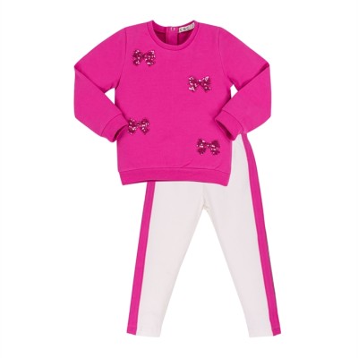 ΣΕΤ ΚΟΡΙΤΣΙΟΥ (ΜΠΛΟΥΖΑ ΚΑΙ ΠΑΝΤΕΛΟΝΙ) ΛΕΥΚΟ ΚΑΙ ΡΟΖ ΧΡΩΜΑ ΜΕ ΦΙΟΓΚΑΚΙΑ EMC CO3358144009