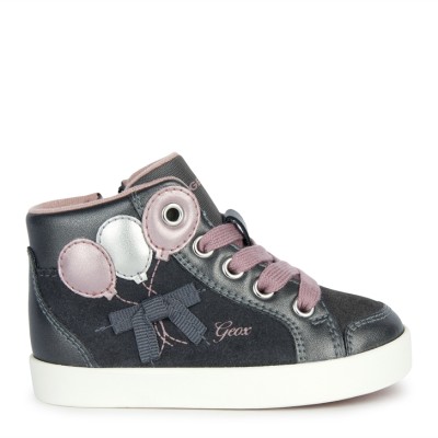 ΠΑΠΟΥΤΣΙ ΑΝΑΤΟΜΙΚΟ ΚΟΡΙΤΣΙΟΥ GEOX ΣΕ ΧΡΩΜΑ ΓΚΡΙ - ΡΟΖ  B36D5B 022NF C1377