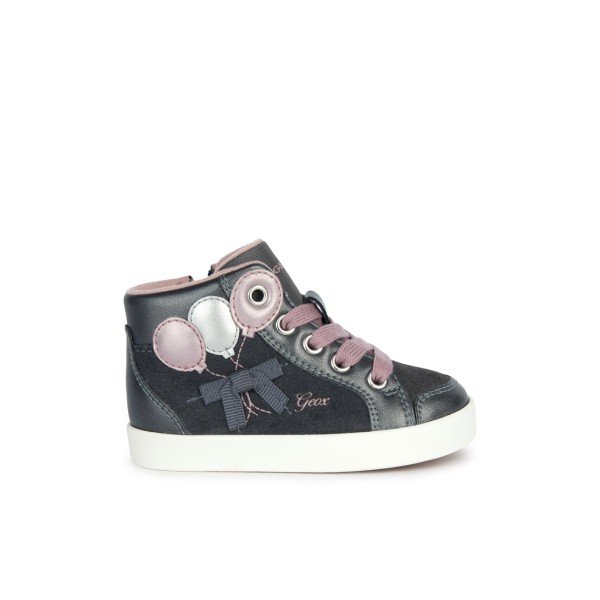 ΠΑΠΟΥΤΣΙ ΑΝΑΤΟΜΙΚΟ ΚΟΡΙΤΣΙΟΥ GEOX ΣΕ ΧΡΩΜΑ ΓΚΡΙ - ΡΟΖ  B36D5B 022NF C1377