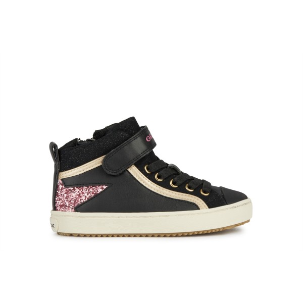 ΠΑΠΟΥΤΣΙ ΑΝΑΤΟΜΙΚΟ ΚΟΡΙΤΣΙΟΥ GEOX ΣΕ ΧΡΩΜΑ ΜΑΥΡΟ-ΡΟΖ J944GM 054GN C9231