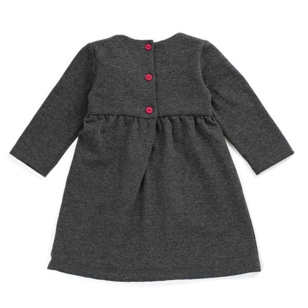 ΦΟΡΕΜΑ ΚΟΡΙΤΣΙΟΥ ΓΚΡΙ ΜΕ ΣΟΥΡΑ ΣΧΕΔΙΟ ΠΟΝ-ΠΟΝ  MAPERO M28227