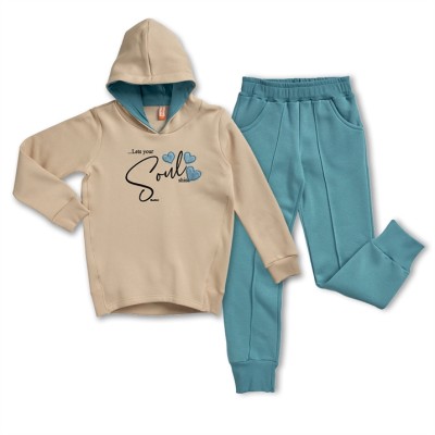 ΣΕΤ ΚΟΡΙΤΣΙΟΥ ΦΟΡΜΑ ΠΑΝΤΕΛΟΝΙ ΜΑΚΡΥ ΓΑΛΑΖΙΟ ΚΑΙ ΜΠΛΟΥΖΑ ΜΕ ΚΟΥΚΟΥΛΑ ΣΕ ΜΠΕΖ ΧΡΩΜΑ Reflex  74236