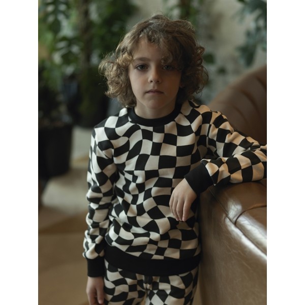  ΜΠΛΟΥΖΑ ΦΟΥΤΕΡ ΑΓΟΡΙΟΥ GINGHAM AL ΑΣΠΡΟ ΜΑΥΡΟ 42191210042 YELL-OH!