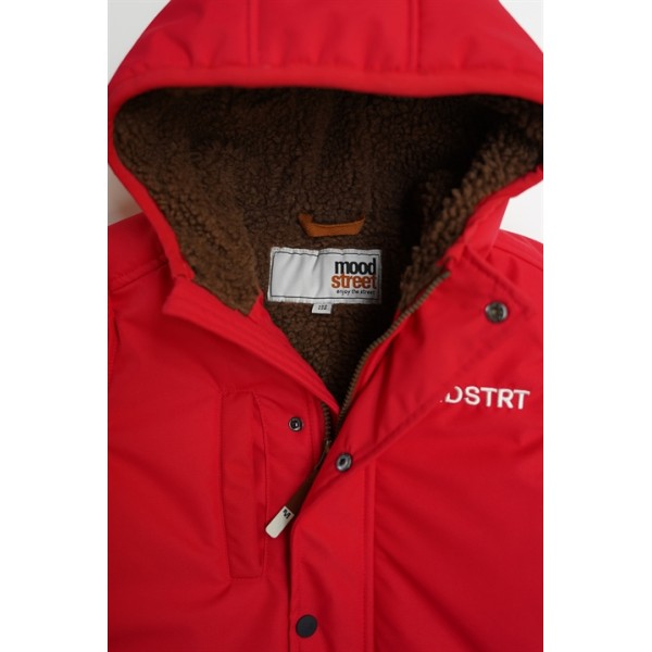 MΠΟΥΦΑΝ ΑΓΟΡΙΟΥ ΣΕ ΚΟΚΚΙΝΟ ΧΡΩΜΑ Moodstreet  M307-6225-272