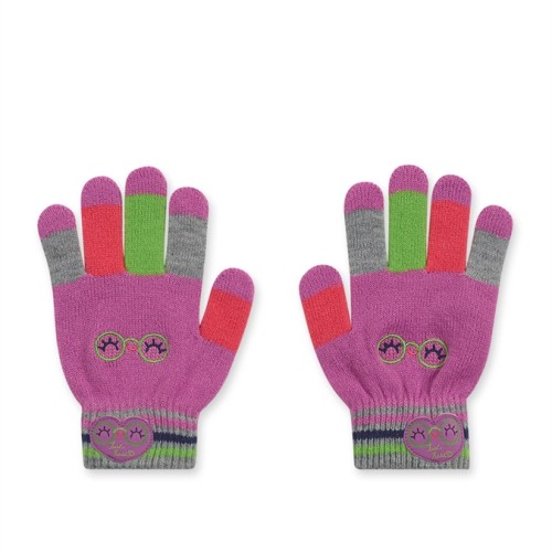 ΠΛΕΚΤΑ ΓΑΝΤΙΑ ΚΟΡΙΤΣΙΟΥ ΣΕ ΧΡΩΜΑ ΜΩΒ, ΜΕ ΠΟΛΥΧΡΩΜΑ ΣΧΕΔΙΑ TUC TUC 11359571