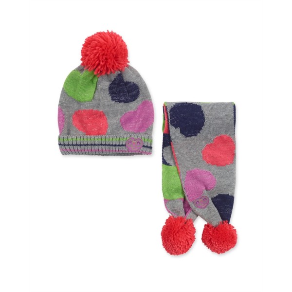 ΠΛΕΚΤΟ ΣΚΟΥΦΑΚΙ ΚΑΙ ΚΑΣΚΟΛ ΑΓΟΡΙΟΥ ΣΕ ΧΡΩΜΑ ΓΚΡΙ, ΜΕ ΣΧΕΔΙΑ, TUC TUC 11359575