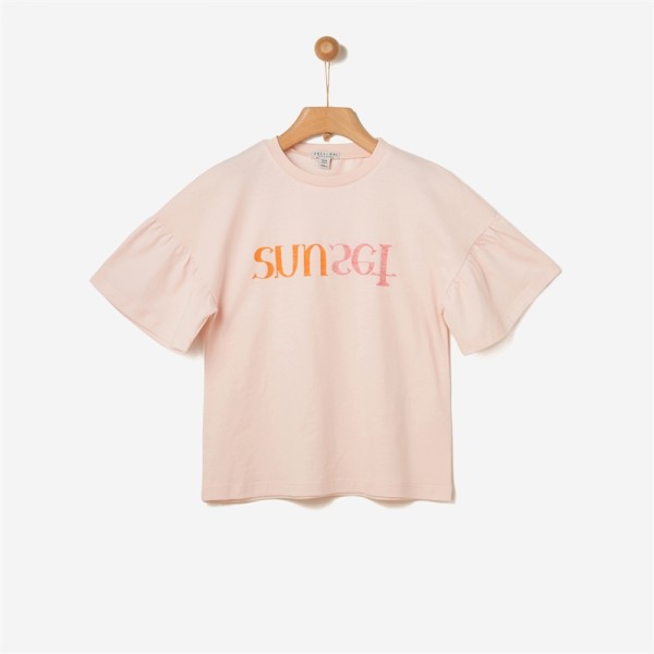 ΜΠΛΟΥΖΑ ΜΕ ΤΥΠΩΜΑ ΡΟΖ CLOUD 42080330029 YELL-OH!